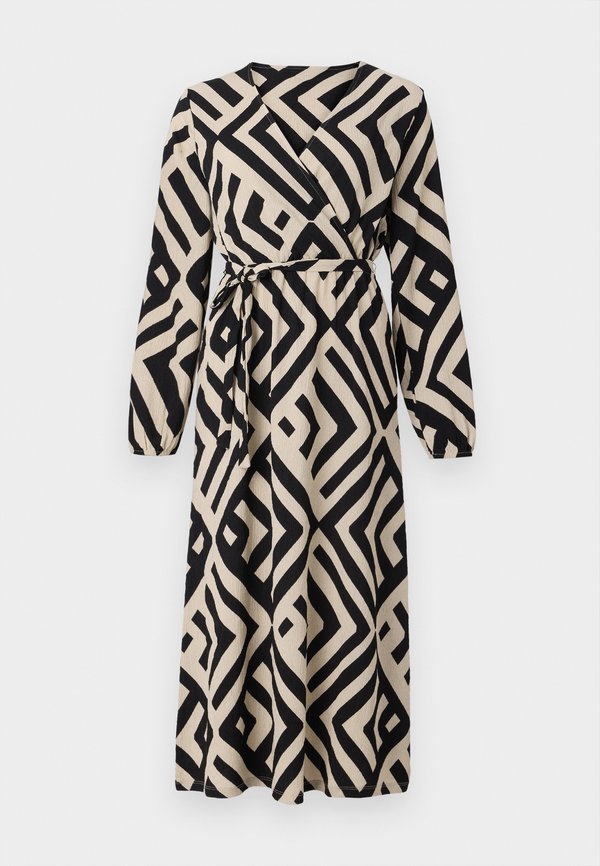 VMPOET  WRAP DRESS  - Day dress - beige2