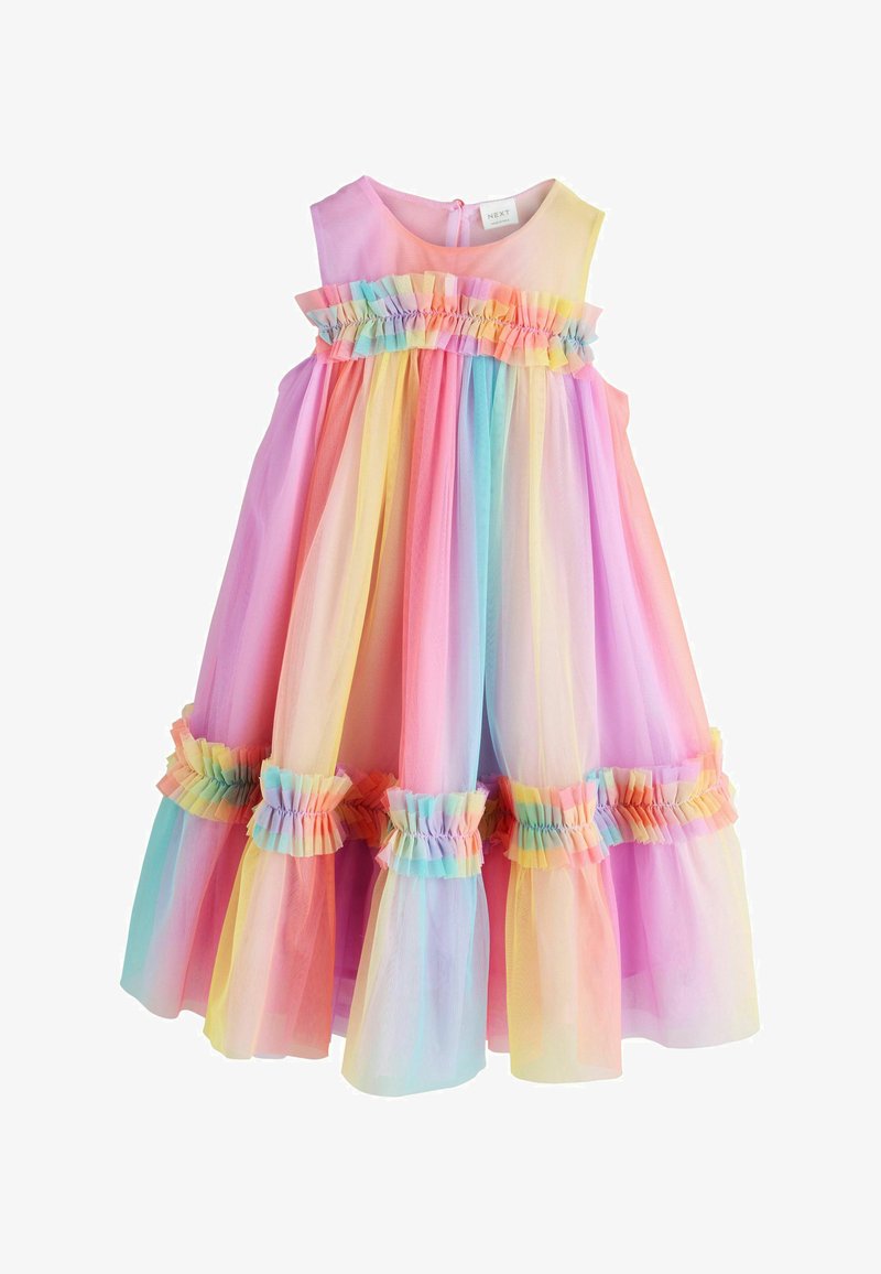 Rainbow Rbe Next SLEEVELESS RUFFLE - Robe de soirée - rainbow/multicolore - ZALANDO.FR