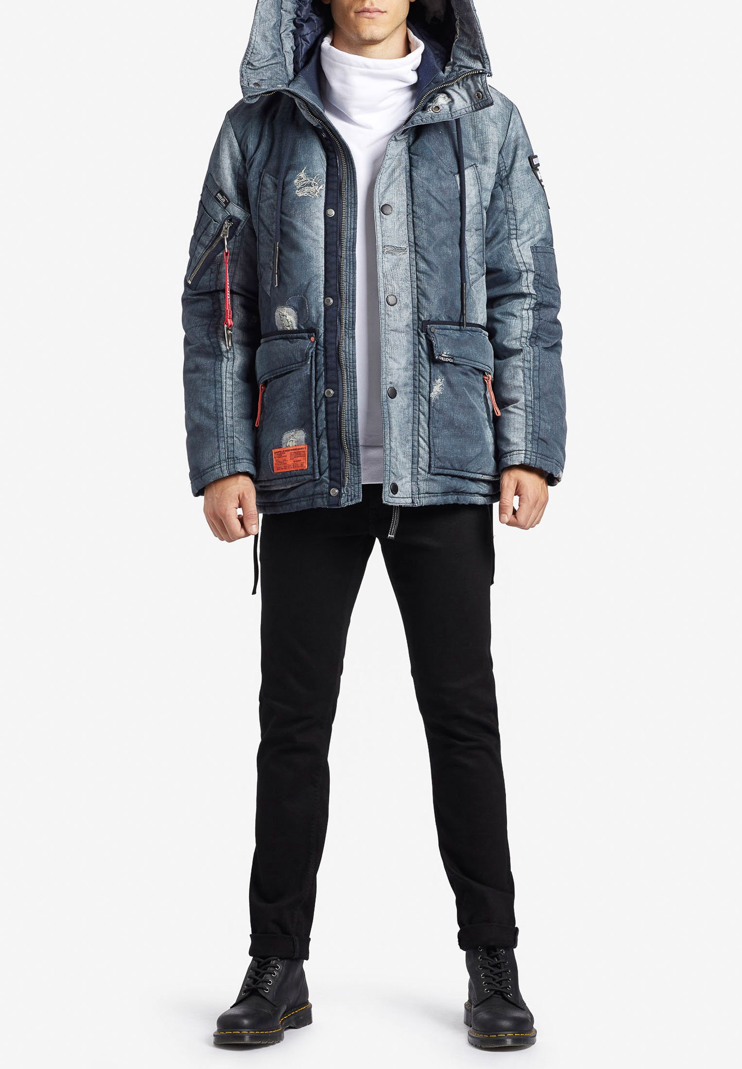 drago warm denim jacket