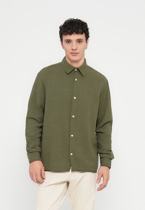 JJLEO - Πουκάμισο - dusty olive