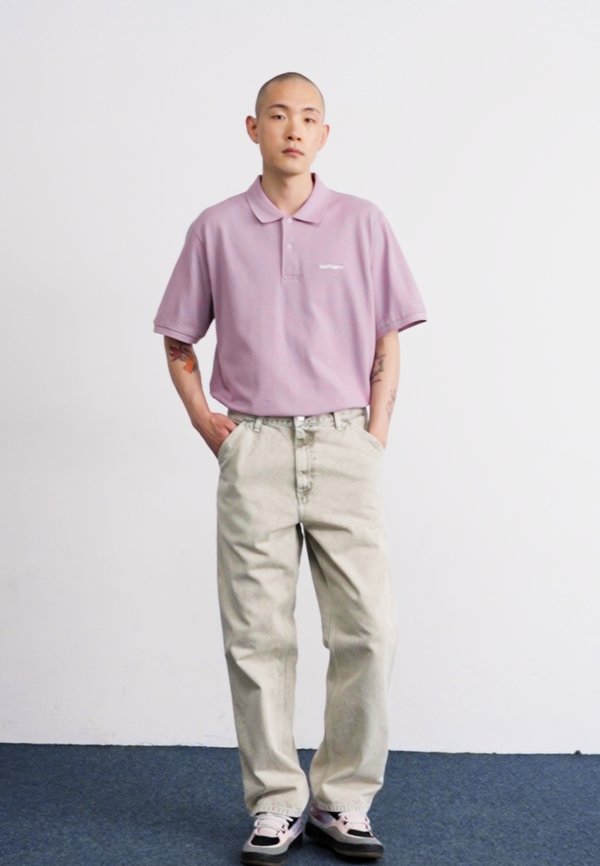 SINGLE KNEE PANT SMITHFIELD  - Relaxed fit jeans - opuntia chalk wash3