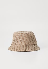 Guess AMSTERDAM RAIN HAT UNISEX - Καπέλο - beige brown