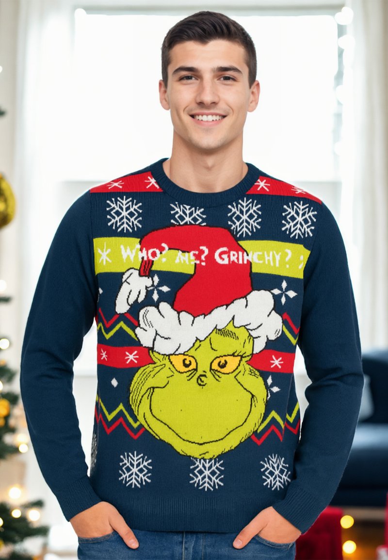 Der Grinch Pullover Primark Weihnachtspullover Herren Grüner