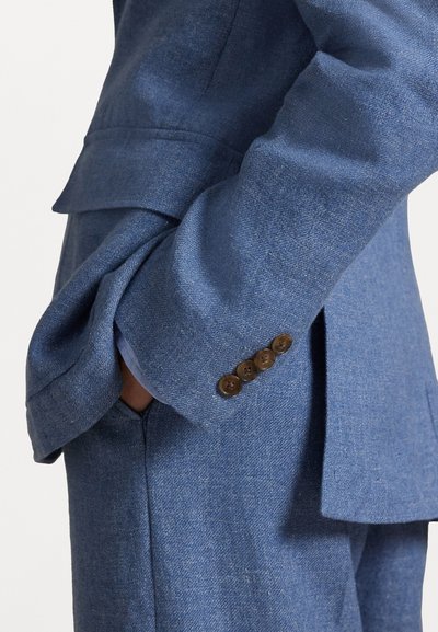 Polo Ralph Lauren LINEN COTTON TWILL BLAZER - Blejzer - blue