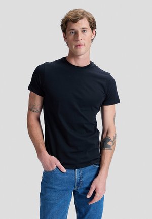 Lee, TWIN CREW 2 PACK - T-Shirt basic - black