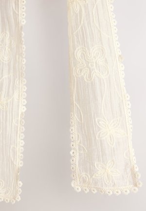 Next SKINNY EMBROIDERED - Sciarpa - cream embroidered