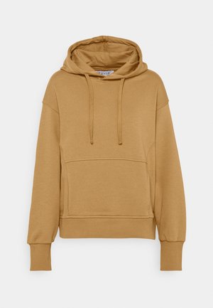 MINIMAL HOODIE - Sudadera - camel