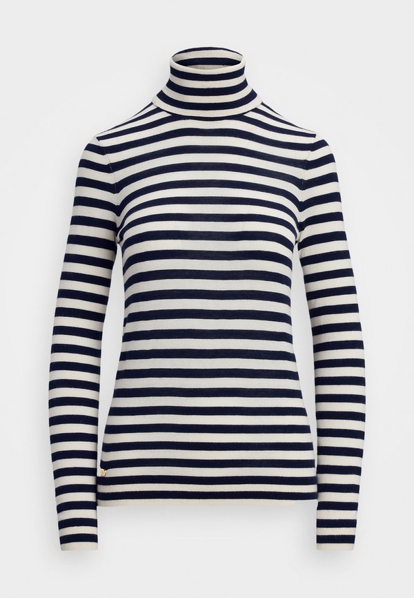 STRIPED SILK BLEND TURTLENECK SWEATER - Jumper3