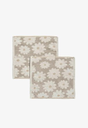 Next, SET OF 2 DAISY FACE CLOTHS UNISEX - Komplet ręczników
