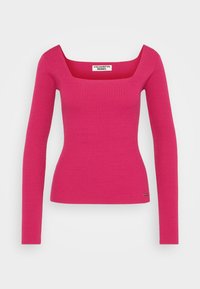 ARIEL SQUARE NECKLINE - Pullover - fuchsia