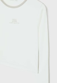 Stradivarius T-shirt à manches longues - white