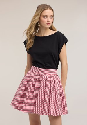 Motivi, TOP CON DRAPPEGGIO LATERALE - Camiseta básica - nero