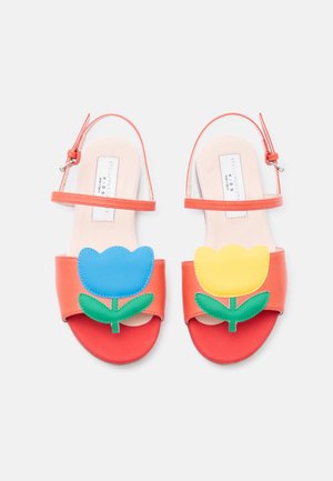 Stella McCartney Kids Σανδάλια τύπου T - red
