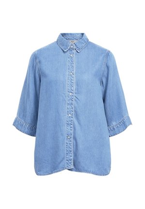 Object OBJFRAME  RE - Button-down blouse - light blue denim