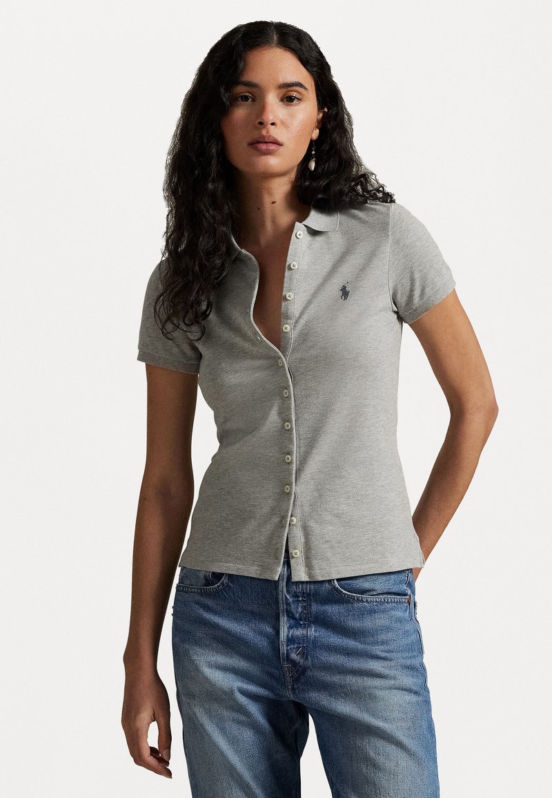 Polo Ralph Lauren BUTTONED PLACKET POLO SHIRT - Nööpidega pluus - andover heather