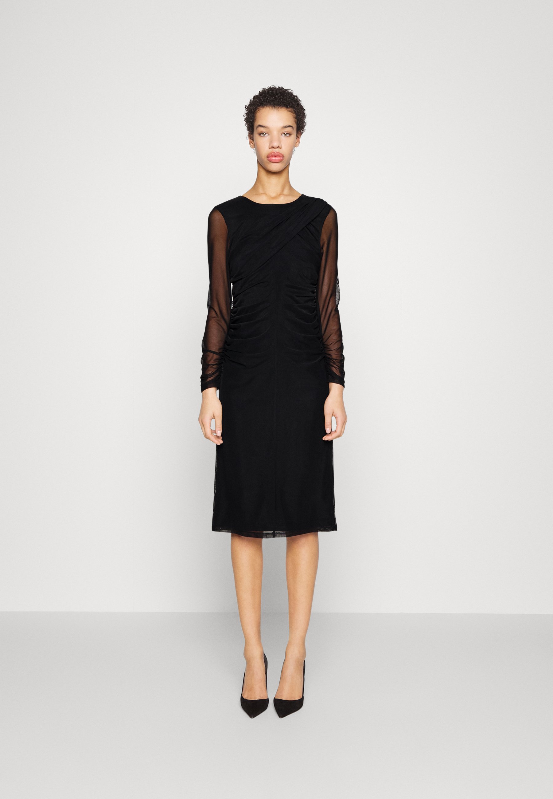 dkny ruched dress