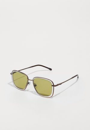 UNISEX - Napszemüvegek - matte antique copper/green