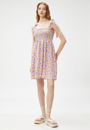 FLORAL   - Vestido informal - blue