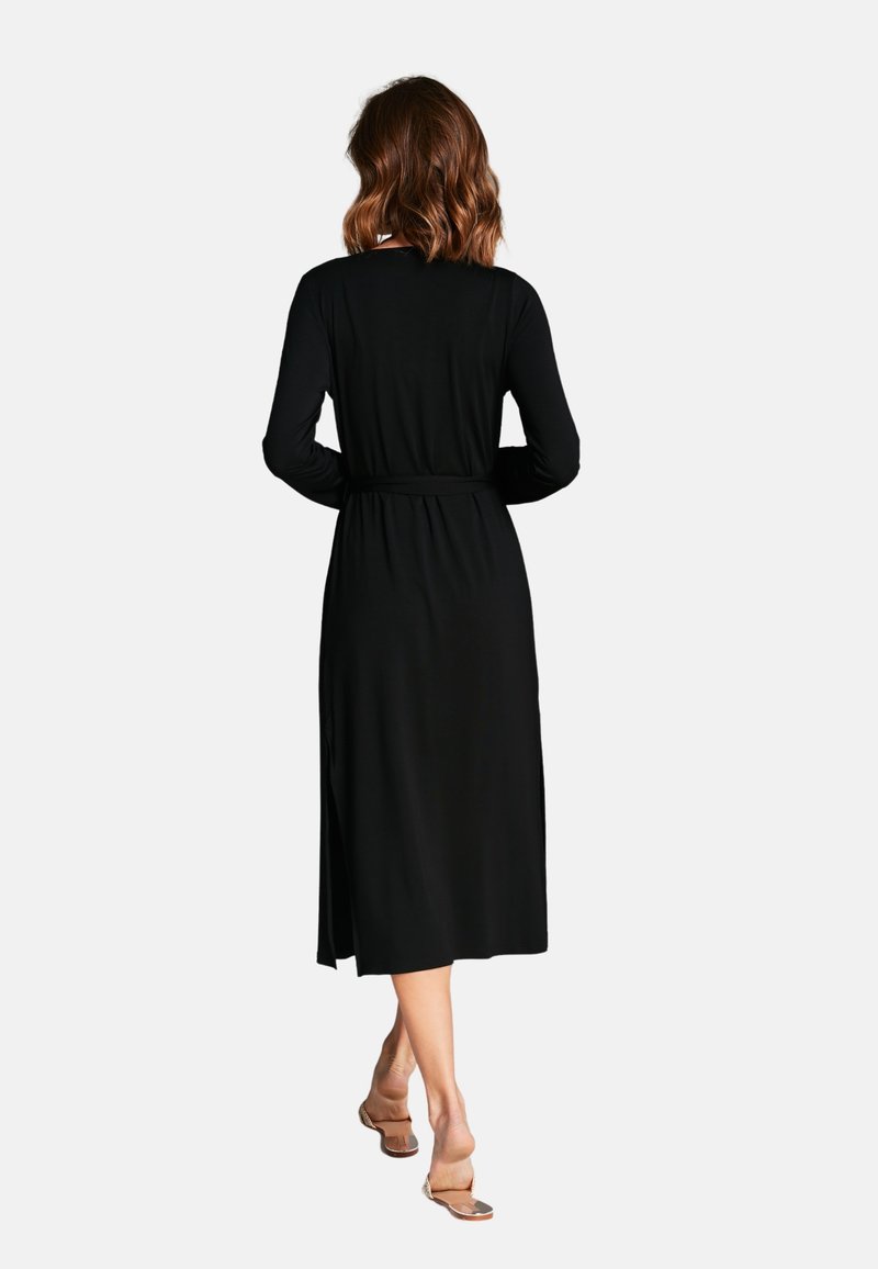 Damen Nachthemden | Oh Zuza Bademantel schwarz/anthrazit - BU23665 Damen Nachthemden | Oh Zuza Bademantel schwarz/anthrazit - BU23665