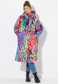 LAURASØN PRINTED FUNCTIONAL UNISEX HOODED RAIN - Parka - apricot
