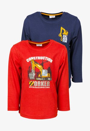 2 PACK - Long sleeved top - red