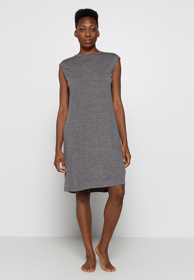 Icebreaker Gebreide jurk grijs Icebreaker Gebreide jurk grijs