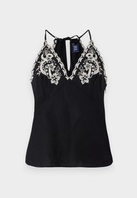 HALTER TANK - Blouse - true black