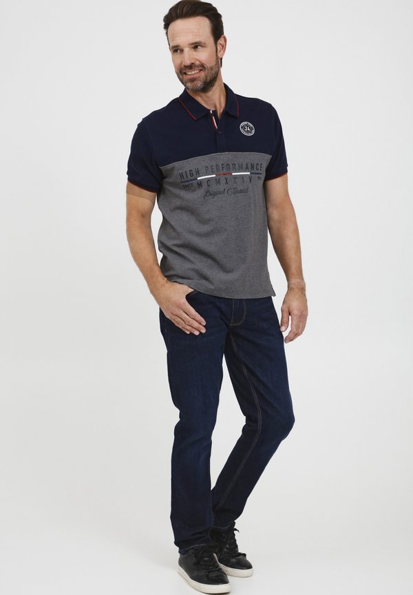 FQREYNIR - Polo shirt - pewter mix3