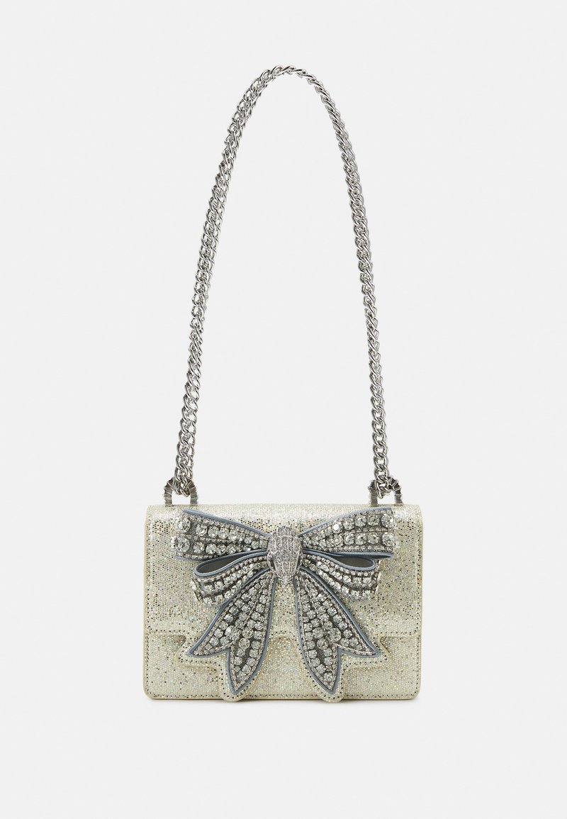 Kurt Geiger London BOW SMALL SHOREDITCH Across body bag silver com