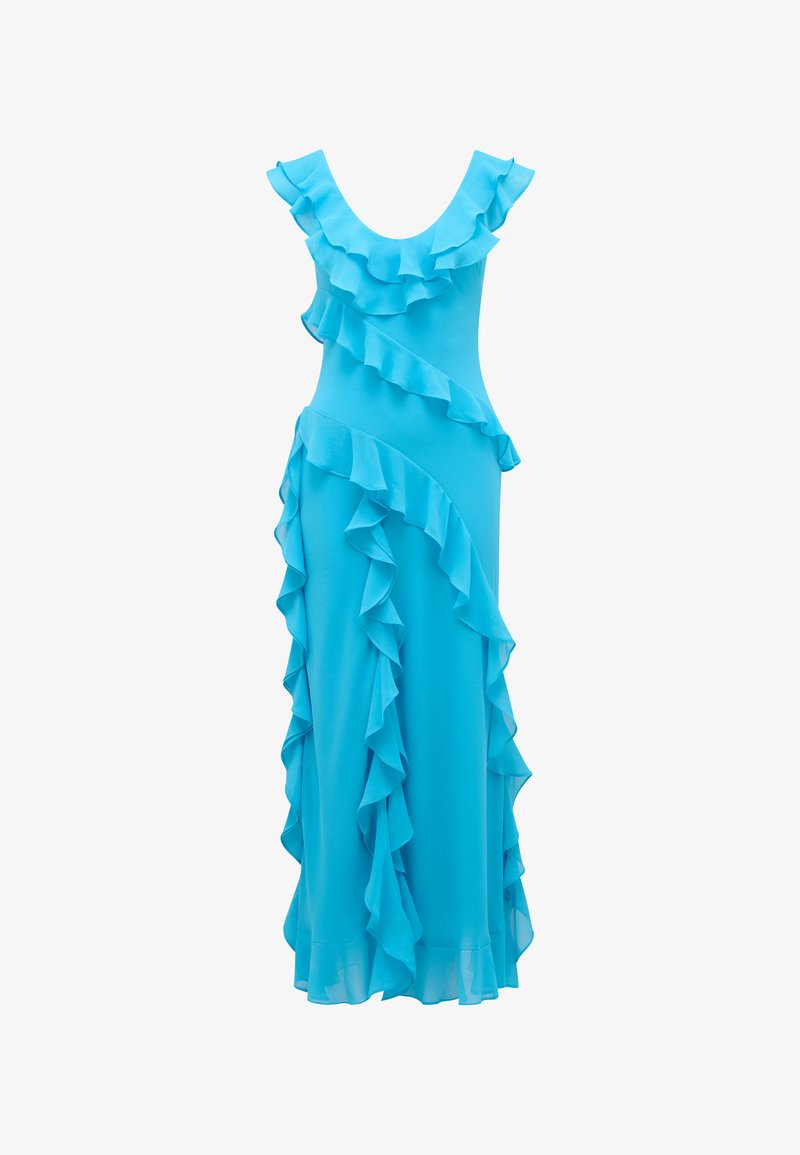 Forever New Petite OLIVE RUFFLE - Cocktail dress / Party dress - azure blue/ blue - Zalando.ie Forever New Petite OLIVE RUFFLE - Cocktail dress / Party dress - azure blue/ blue - Zalando.ie