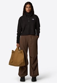 The North Face GLACIER CROPPED ¼ ZIP - Flīsa džemperis - tnf black