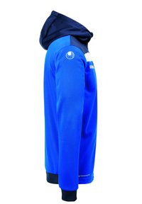 uhlsport Felpa con zip - azurblau/marine/weiß