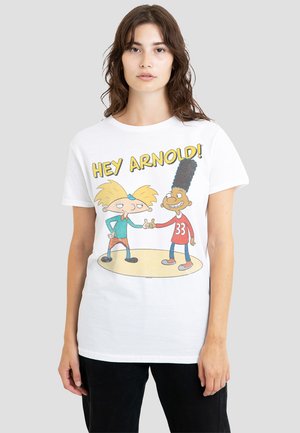 HEY ARNOLD GERALD - Print T-shirt - white