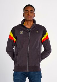 J&JOY BELGIUM LOGO - Sweater met rits - black