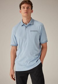 Next GEO PRINT - Polokošeľa - light blue geo