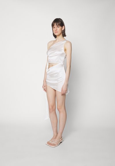 Materiel TWO PART MINI DRESS - Kokteiļkleita/ballīšu kleita - white