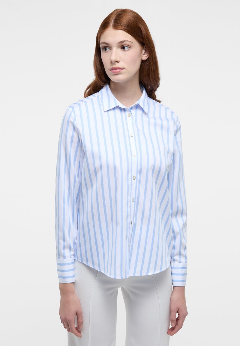 ETERNA Donna Satin Shirt Regular Fit SL White 40_D_SL
