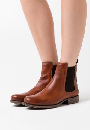 Anna Field Boots à talons - cognac