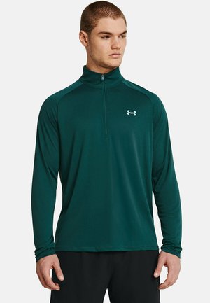 TECH ZIP - Langarmshirt - hydro teal