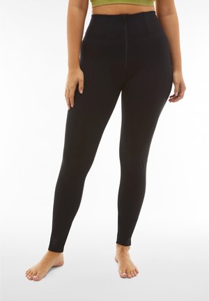 PUSH UP WRUP® VITA ALTA TESSUTO TRASPIRANTE EFFETTO BEAU - Leggings - nero