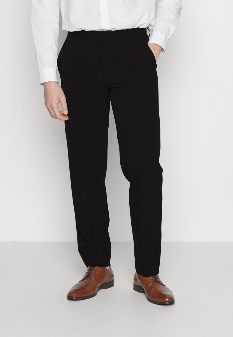 Lindbergh RELAXED FIT FORMAL PANTS Suit trousers black Zalando.ie