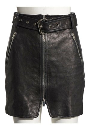 Khaite, Jupe en cuir - black