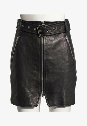 Khaite, Jupe en cuir - black