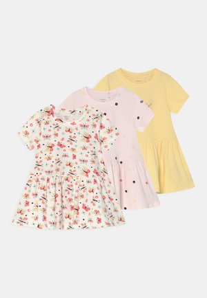 3 PACK - Robe en jersey - calcite