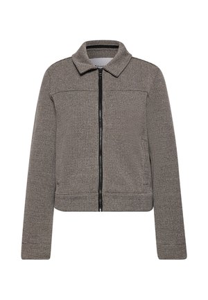 Street One, JACKET WITH A SHIRT COLLAR AND A PATTERN - Veste mi-saison - black