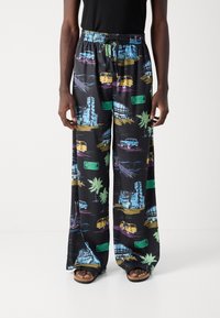 Heathe EKO TROUSERS - Kelnės - black