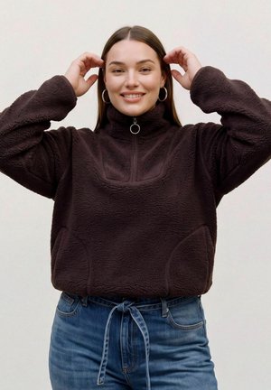 Vero Moda Curve, ANORAK VMCFLASH ANORAK - Veste polaire - chocolate torte