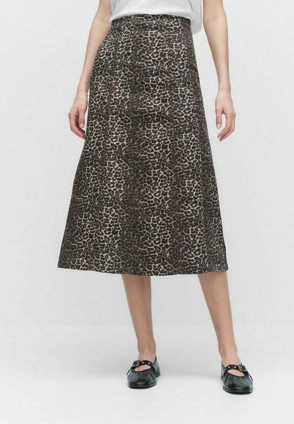 THYRA  - Jeansrock - leo print