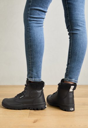 PAMPA WARM - Bottines à lacets - black