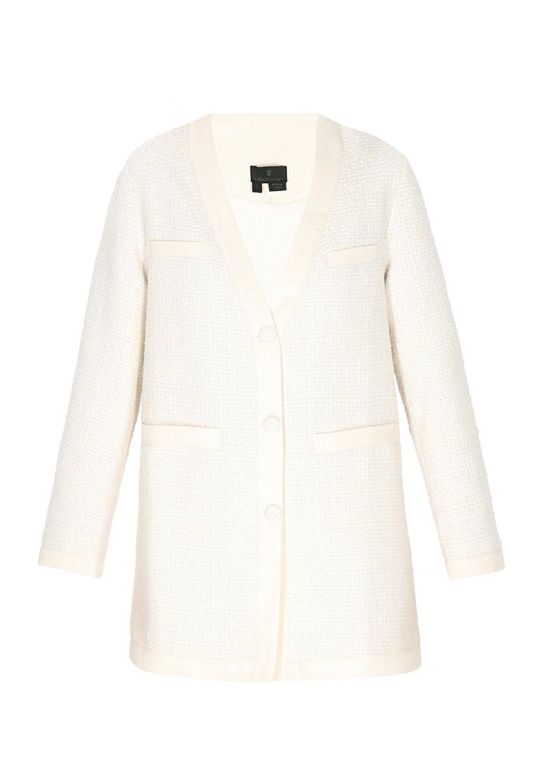 dreimaster Halflange jas crème